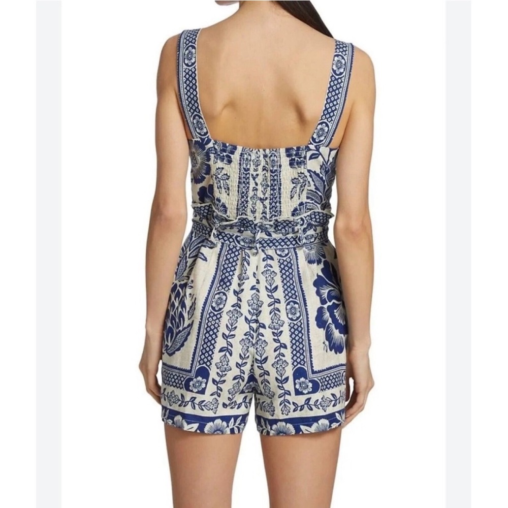 Farm Rio Blue Pineapple Garden Romper - Picture 2 of 6
